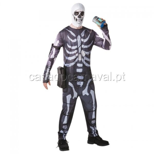 FATO FORTNITE SKULL TROOPER ADULTO