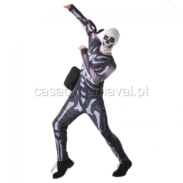 FATO FORTNITE SKULL TROOPER INFANTIL