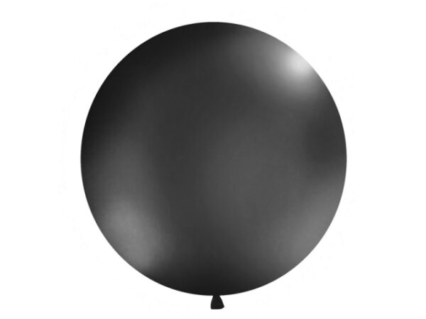 BALÃO GIGANTE PRETO 1MT