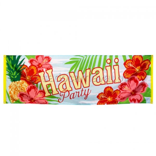 PAINEL | BANNER TROPICAL HAVAIANO 74X220CM