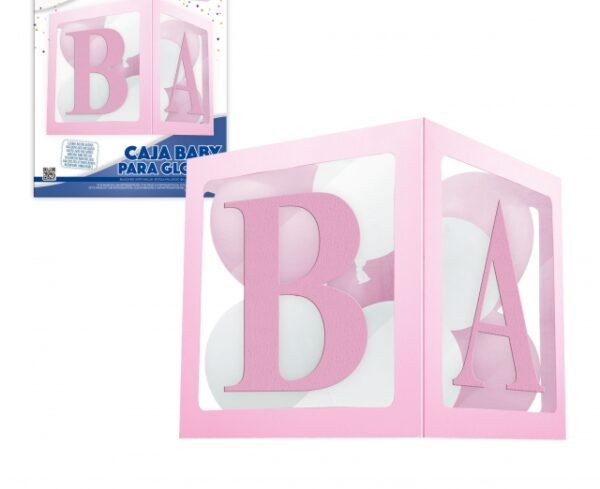 CAIXA PARA BALÕES BABY GIRL