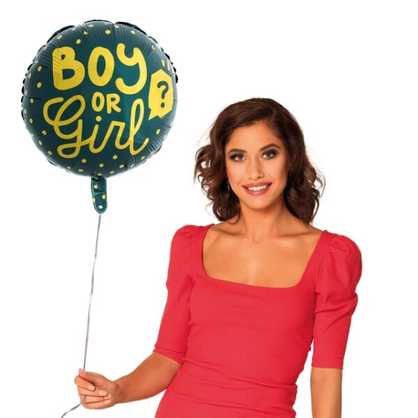 BALÃO METALICO BOY OU GIRL 45CM