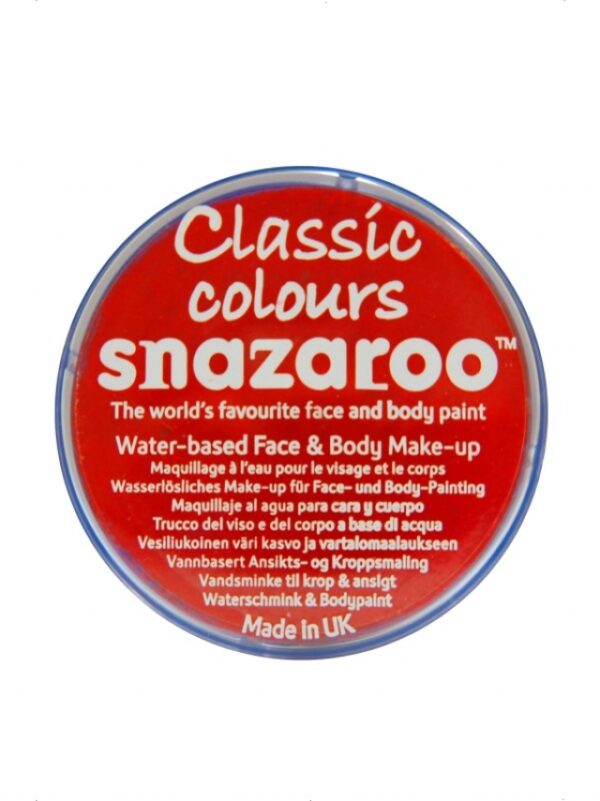 Pinturas Faciais Snazaroo 18ML Vermelho