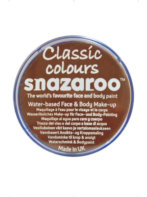 Pinturas Faciais Snazaroo 18ML Castanho