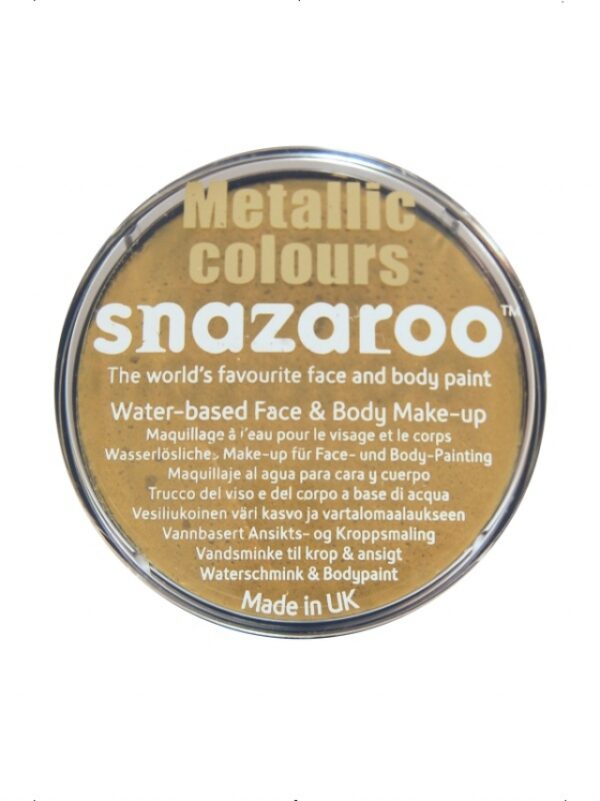 Pinturas Faciais Snazaroo 18ML Ouro Metalizado