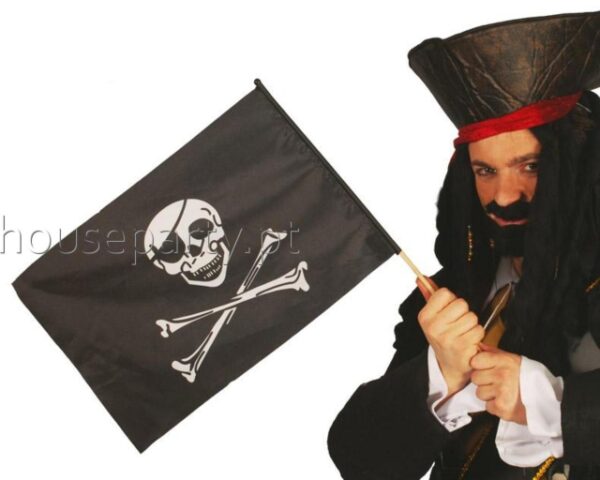 Bandeira de Pirata 44cm x 32cm