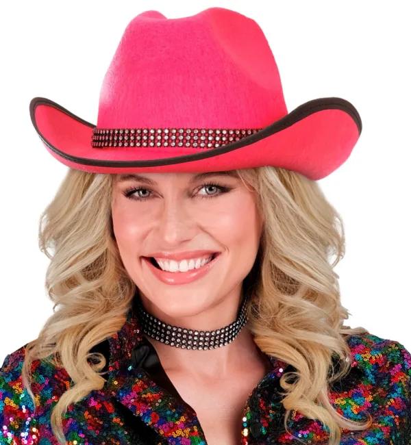 CHAPEU COWGIRL ROSA PINK