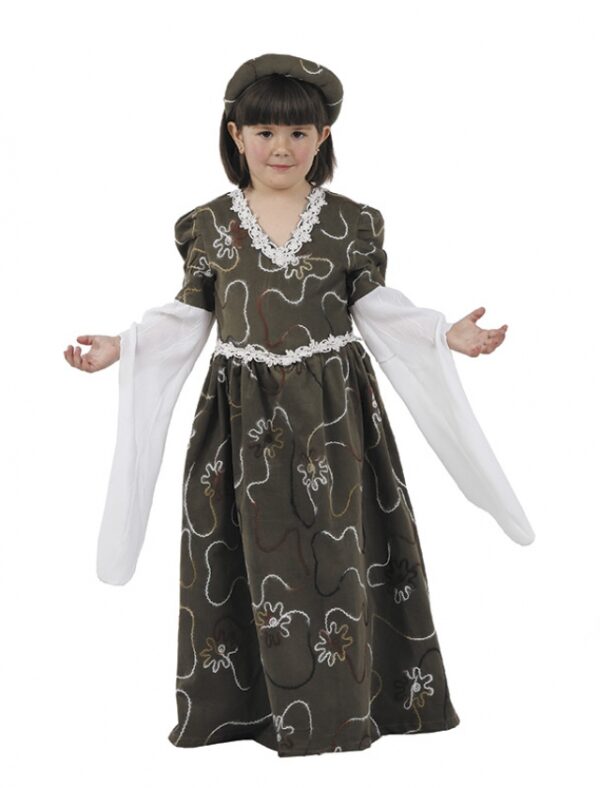 FATO PRINCESA MEDIEVAL INFANTIL