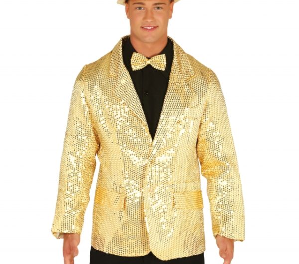 BLAZER LANTEJOULAS DOURADO