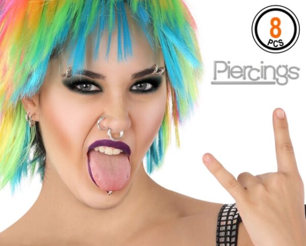 PACK C/8 PIERCINGS