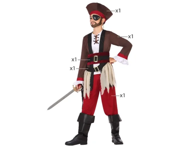 FATO PIRATA CARIBE MENINO