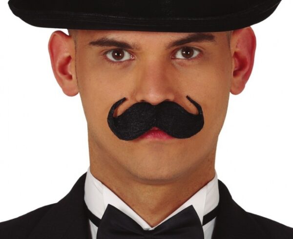 BIGODE INGLES PRETO