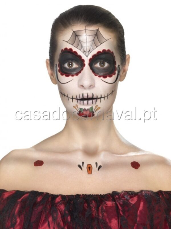 KIT PINTURA FACIAL CAVEIRA MEXICANA