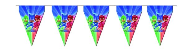 PJ MASKS BANDEIROLAS 3MT