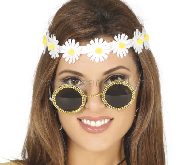 OCULOS HIPPIE BRILHANTES