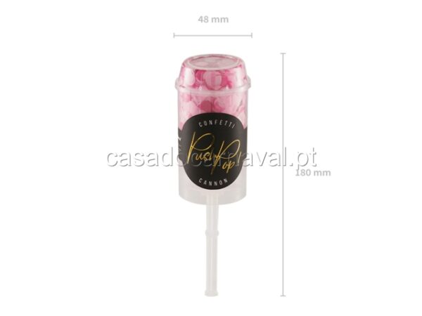 CONFETI PUSH POP ROSA