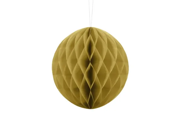 BALÃO PAPEL FAVOS DOURADO